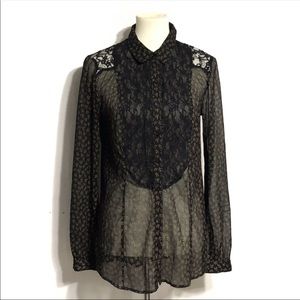 Free People Sheer Blouse